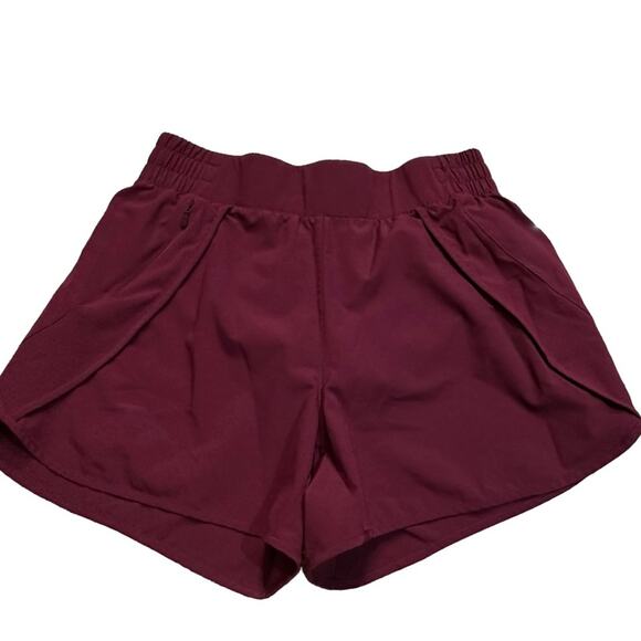 Avia Burgundy Womens Small Athleisure Shorts - Picture 1 of 4